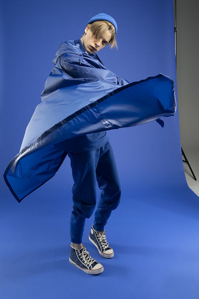 Дождевик R2, синий — изображение 9