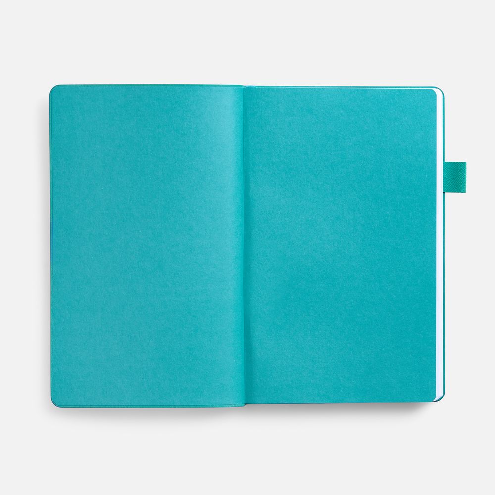 Ежедневник White Shall, недатированный, бело-бирюзовый — изображение 7