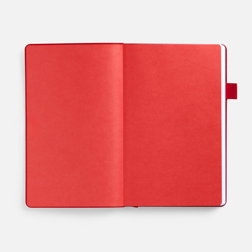 Ежедневник White Shall, недатированный, бело-красный — изображение 7