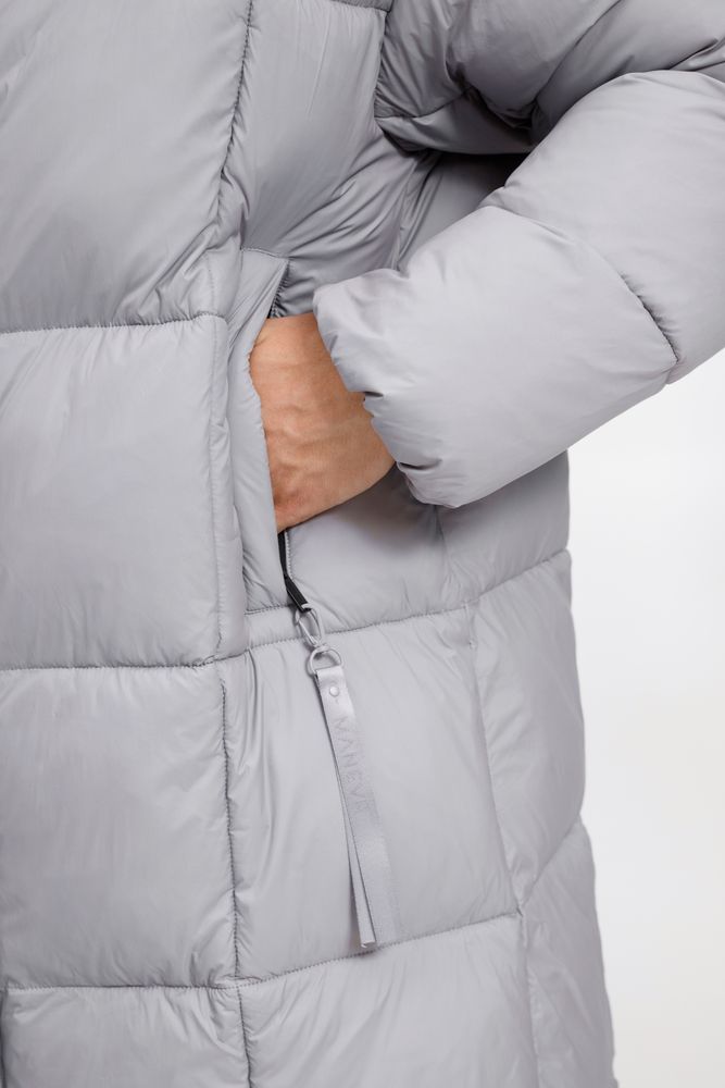 Пуховик унисекс Kapsula, серый — изображение 15