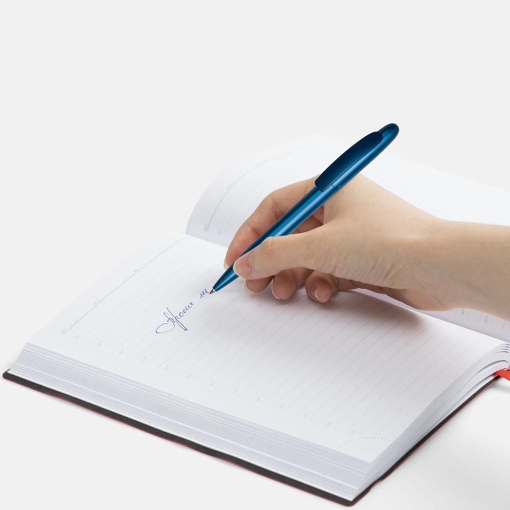 Ручка шариковая Moor Silver, синий металлик — изображение 5