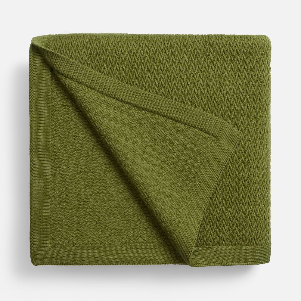 Плед Ornato, зеленый (лавровый) — изображение 3