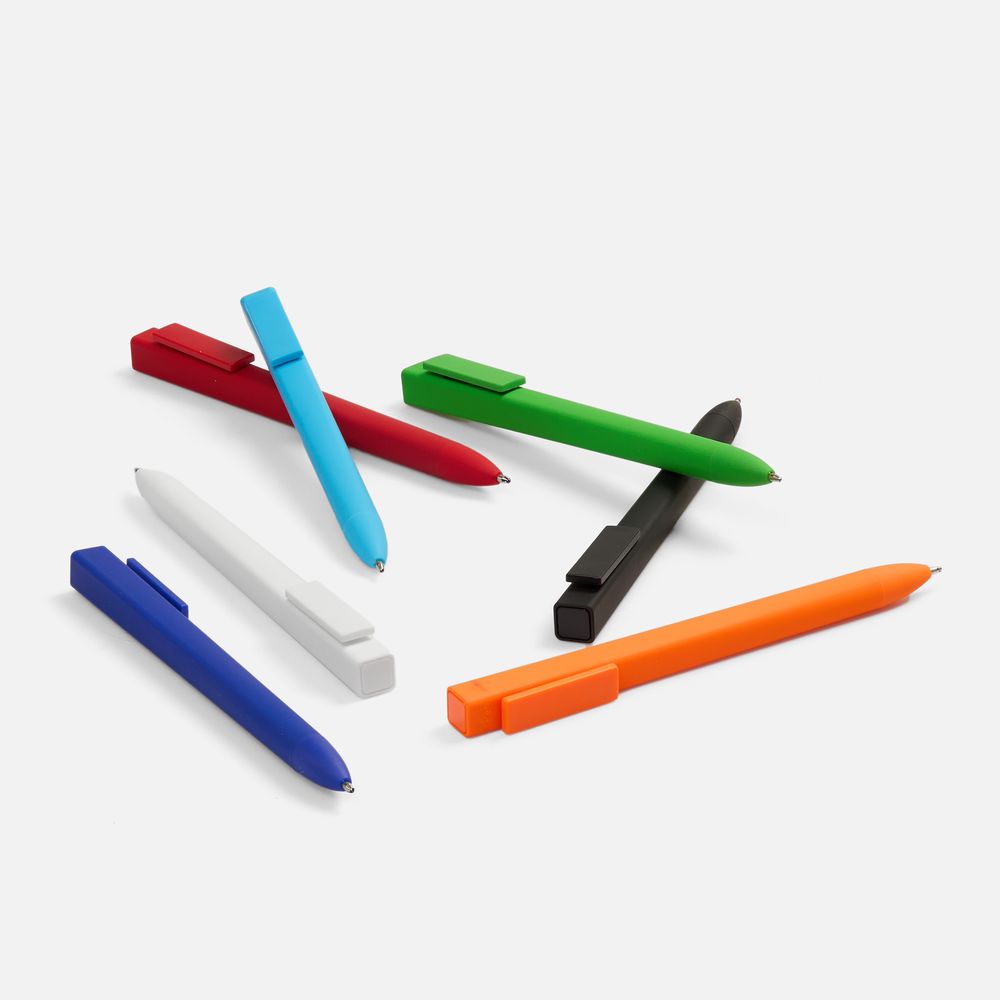 Ручка шариковая Swiper SQ Soft Touch, белая — изображение 6