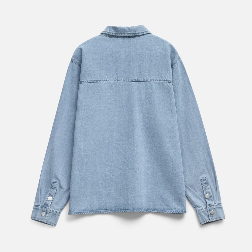 Куртка джинсовая O3, голубая — изображение 3