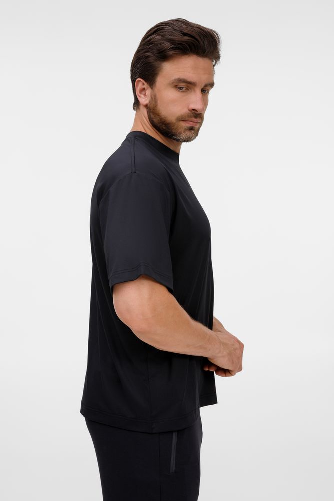 Футболка из бифлекса Morfiss, черная — изображение 7