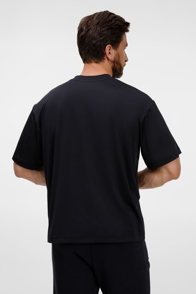 Футболка из бифлекса Morfiss, черная — изображение 8