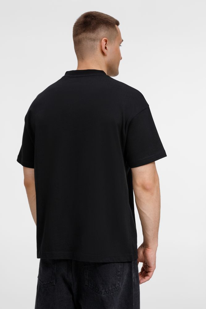 Футболка оверсайз унисекс Sinkopa, черная — изображение 12