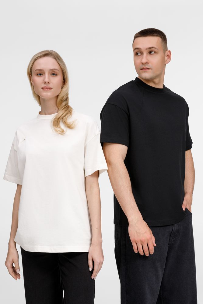 Футболка оверсайз унисекс Sinkopa, черная — изображение 16