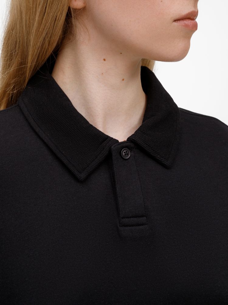 Рубашка поло унисекс Tiimi, черная — изображение 13