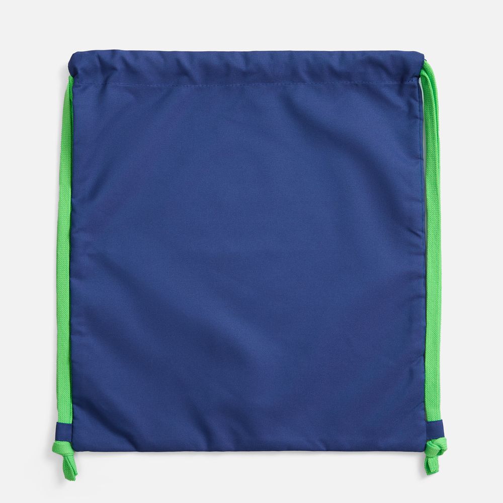 Рюкзак B3, синий с зелеными лямками — изображение 4