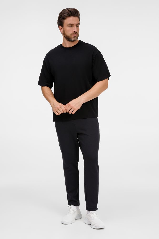 Футболка оверсайз унисекс Lavinia, черная — изображение 14