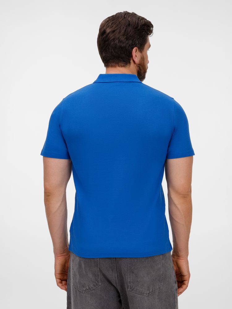 Рубашка поло унисекс Tervise, ярко-синяя — изображение 8