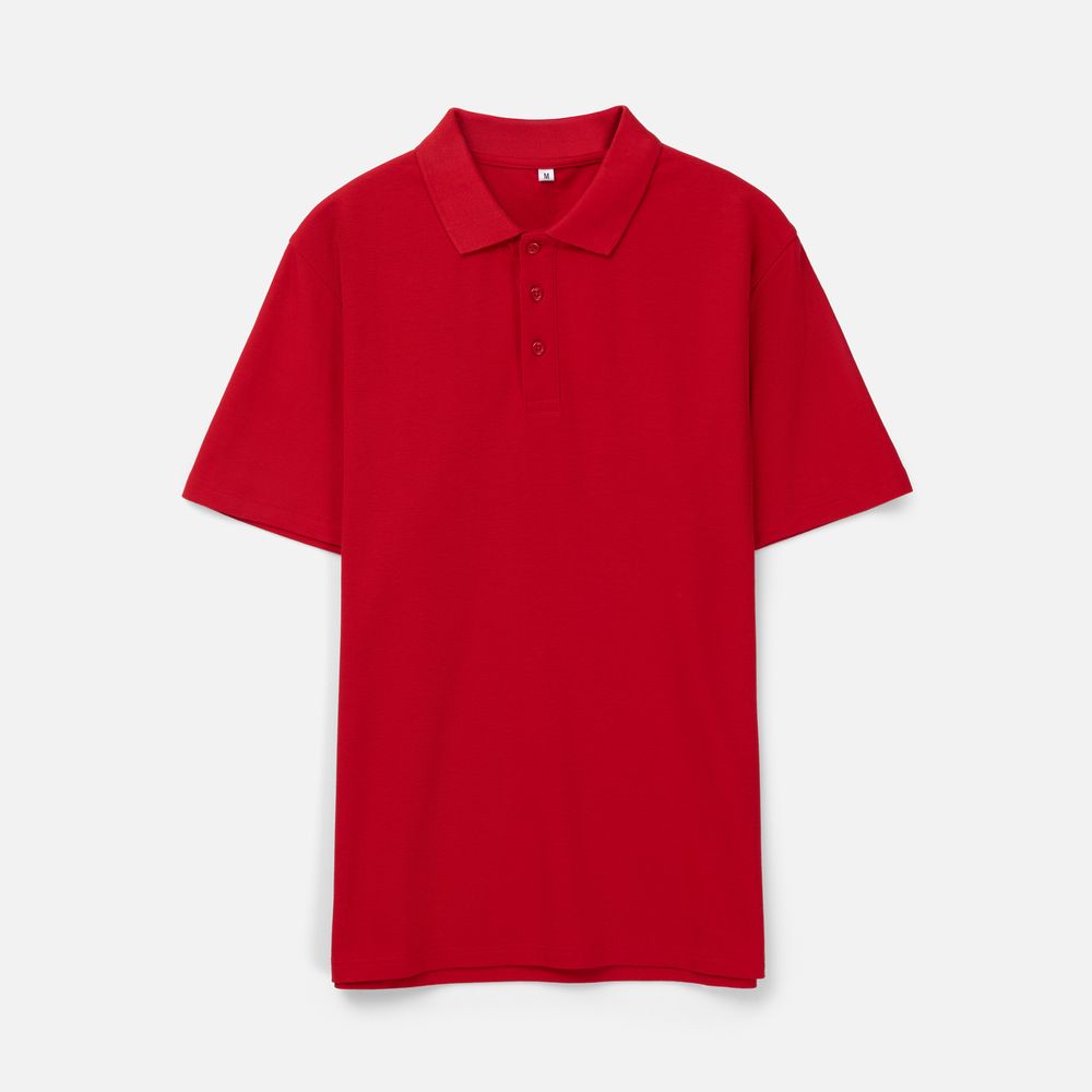 Рубашка поло унисекс Tervise, красная — изображение 3