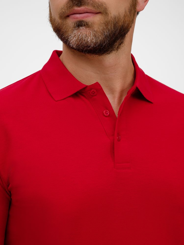 Рубашка поло унисекс Tervise, красная — изображение 9