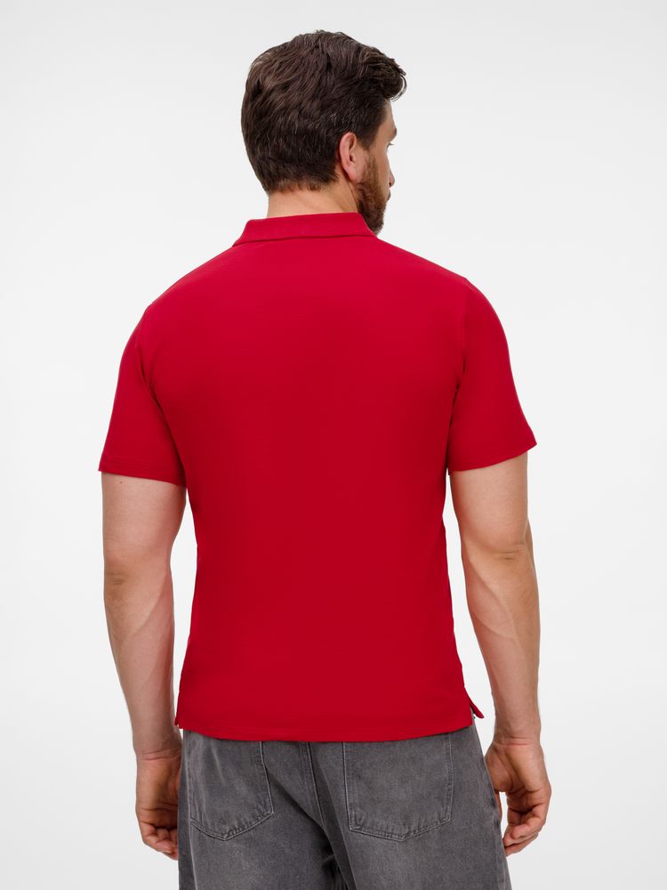 Рубашка поло унисекс Tervise, красная — изображение 8