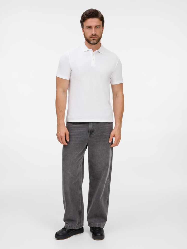 Рубашка поло унисекс Tervise, белая — изображение 10