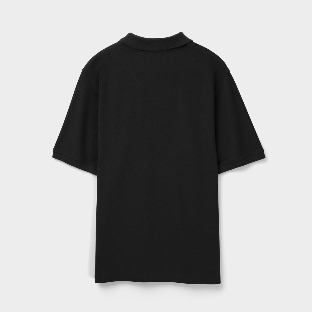 Рубашка поло унисекс Upswing, черная — изображение 4