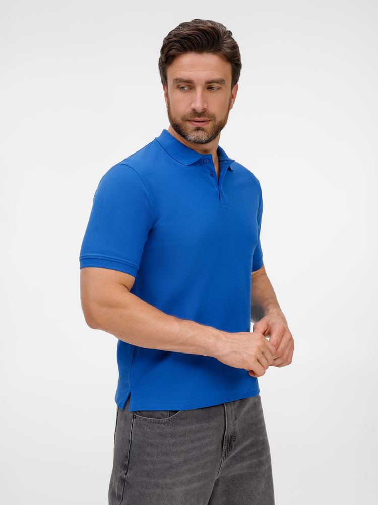 Рубашка поло унисекс Upswing, ярко-синяя — изображение 8