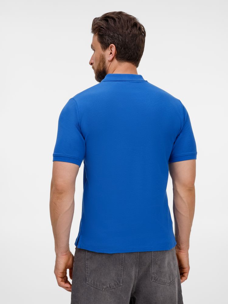 Рубашка поло унисекс Upswing, ярко-синяя — изображение 7