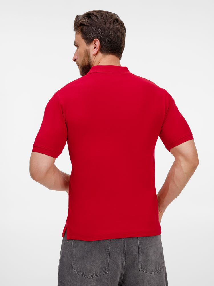 Рубашка поло унисекс Upswing, красная — изображение 9