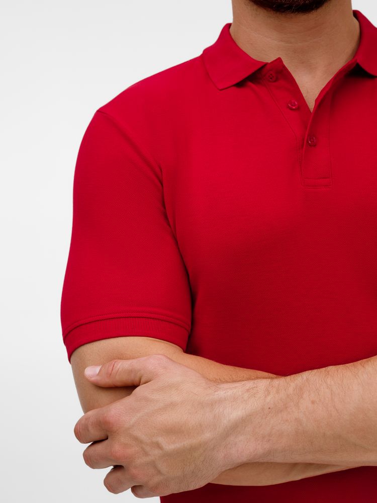 Рубашка поло унисекс Upswing, красная — изображение 8