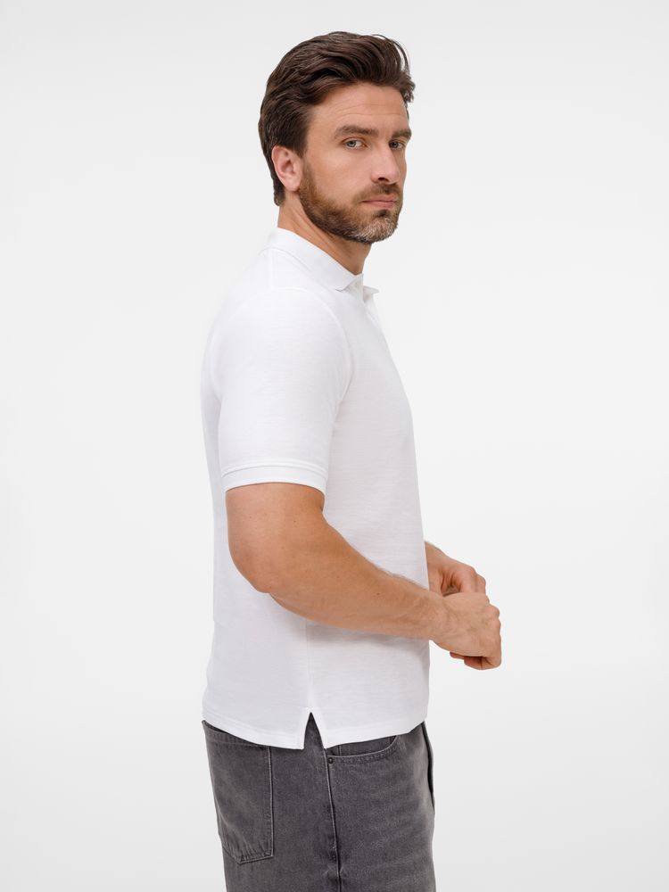 Рубашка поло унисекс Upswing, белая — изображение 7