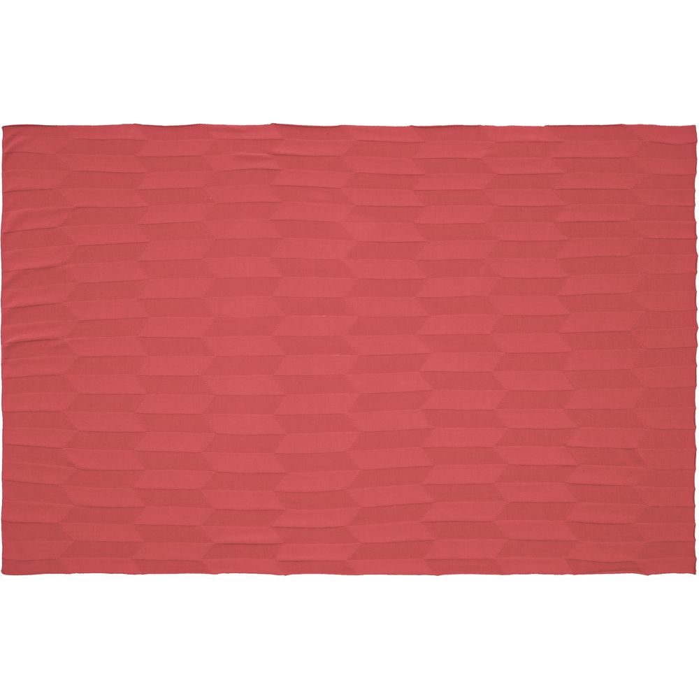 Плед Rombus, темно-розовый (коралл) — изображение 6