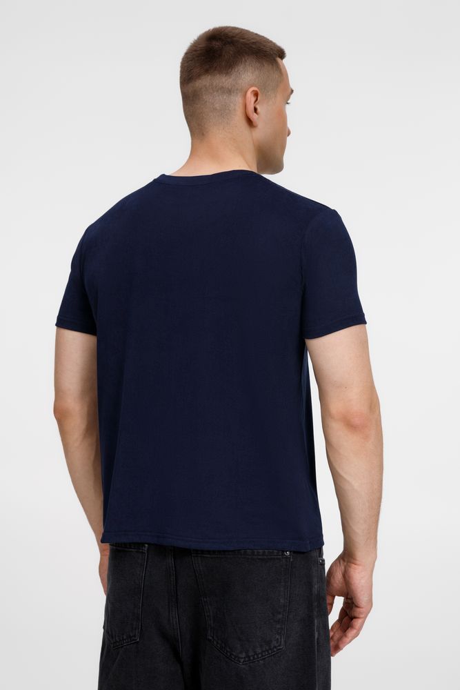 Футболка унисекс Senti, темно-синяя — изображение 8