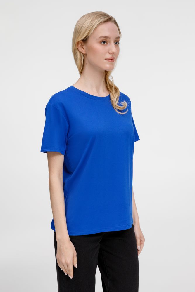 Футболка унисекс Senti, ярко-синяя — изображение 8