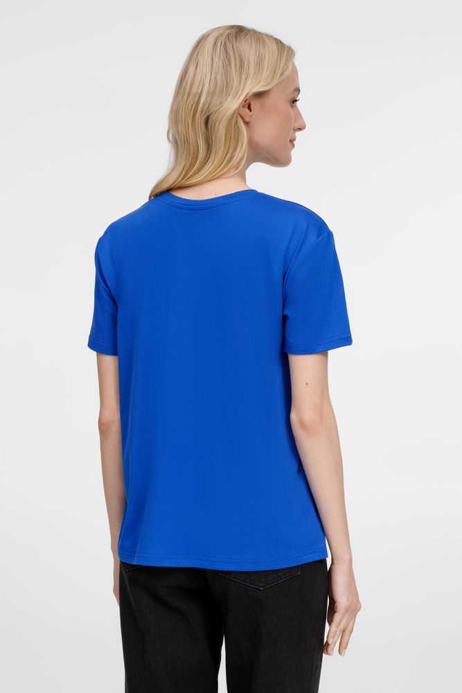 Футболка унисекс Senti, ярко-синяя — изображение 9