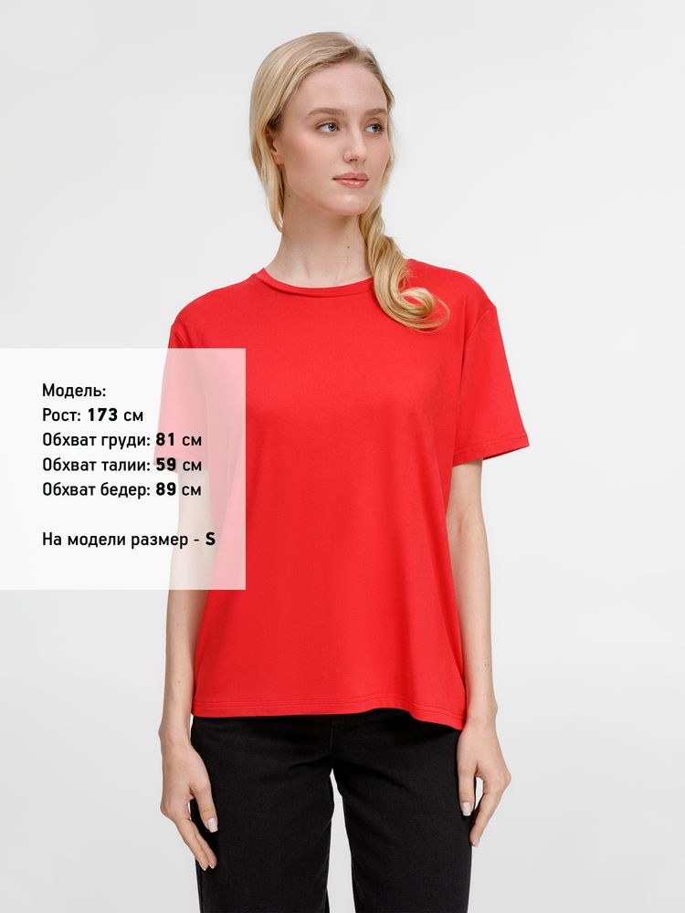 Футболка унисекс Senti, красная — изображение 9