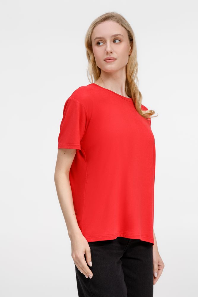 Футболка унисекс Senti, красная — изображение 10