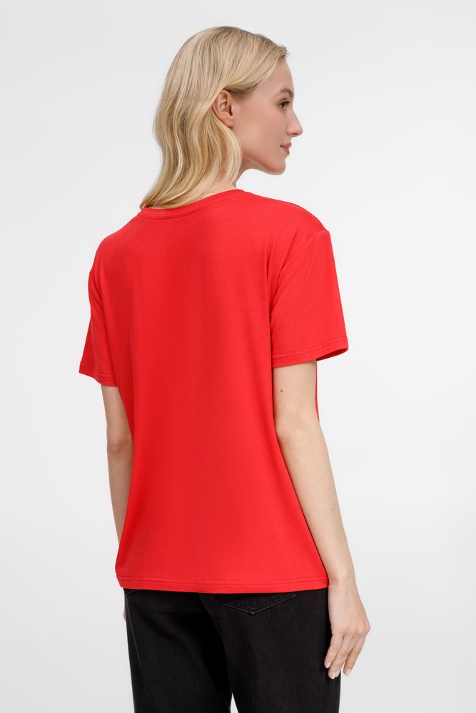 Футболка унисекс Senti, красная — изображение 11