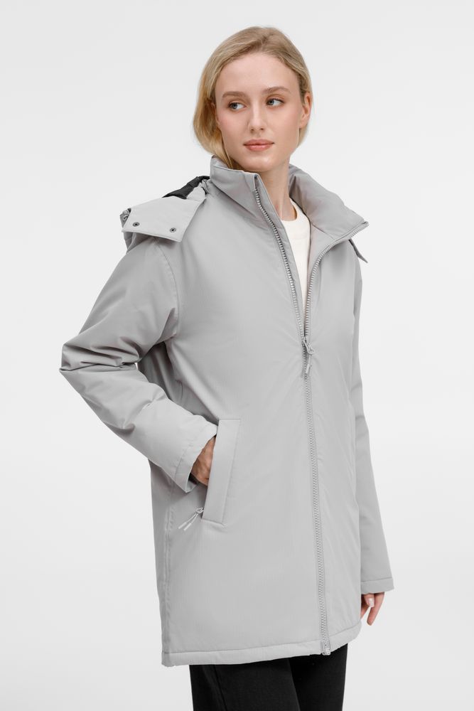 Куртка-парка унисекс Sfera, светло-серая — изображение 17
