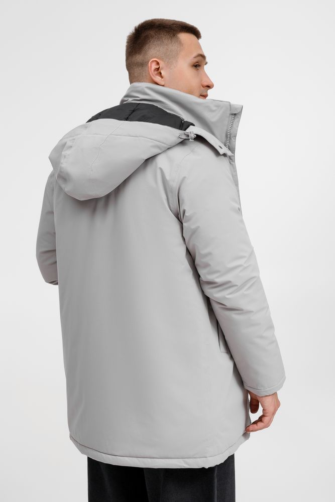 Куртка-парка унисекс Sfera, светло-серая — изображение 19