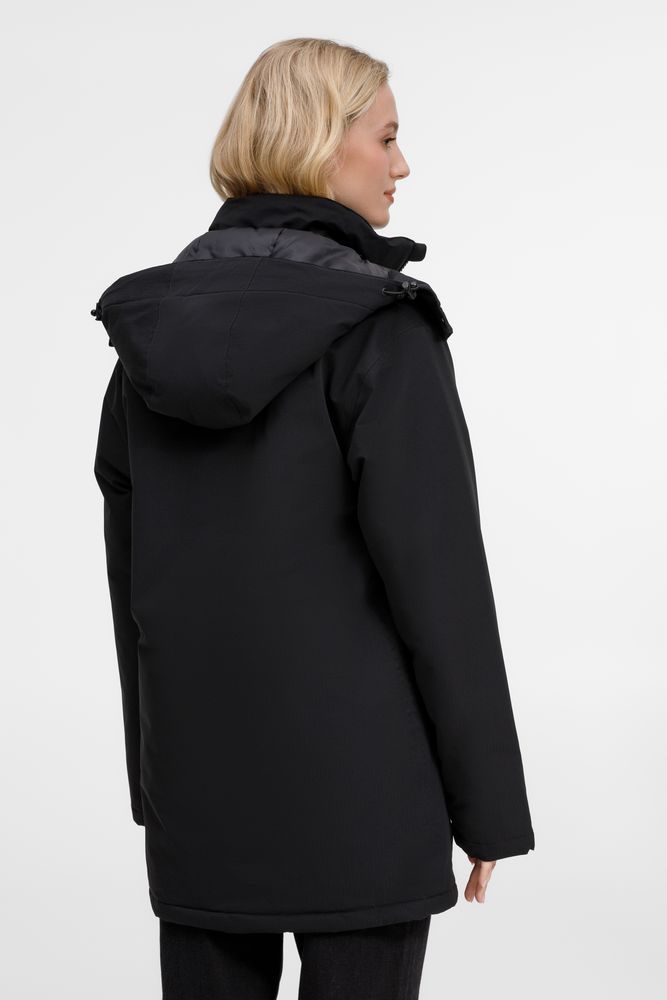 Куртка-парка унисекс Sfera, черная — изображение 20