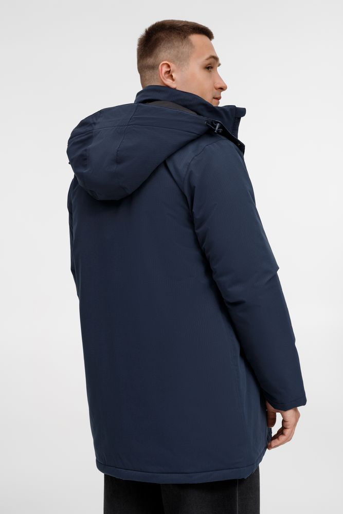 Куртка-парка унисекс Sfera, темно-синяя — изображение 16