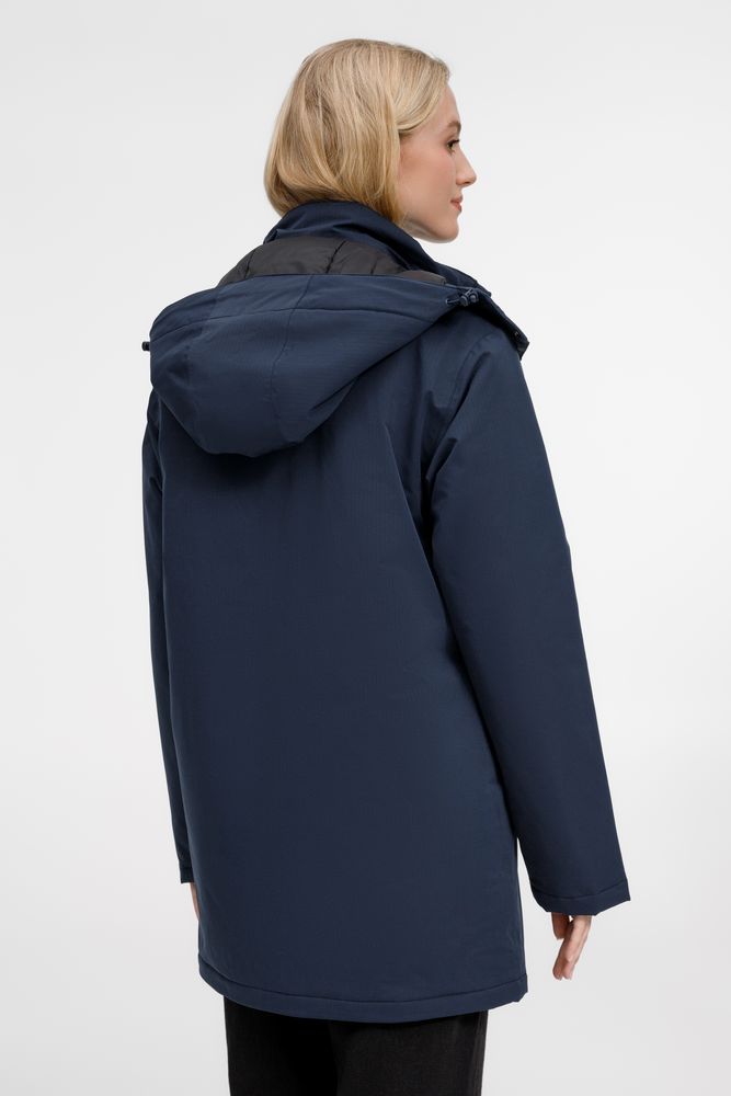 Куртка-парка унисекс Sfera, темно-синяя — изображение 19