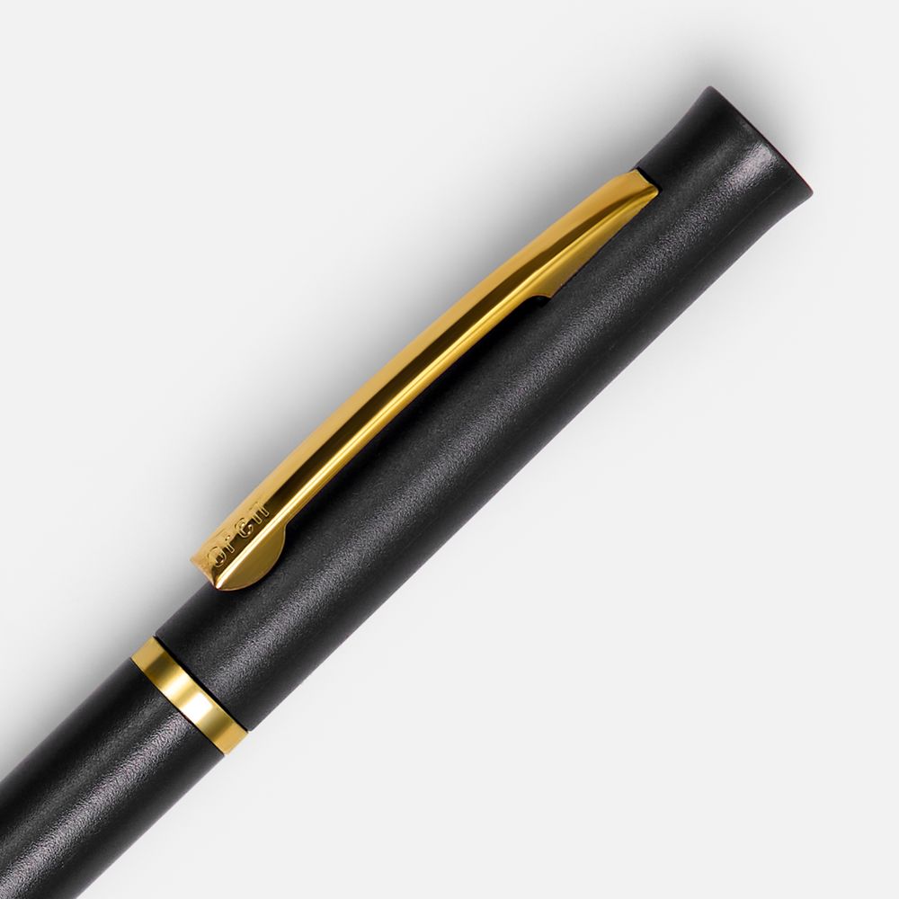 Ручка шариковая Euro Gold, черная — изображение 4