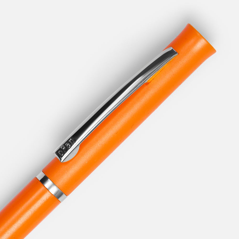 Ручка шариковая Euro Chrome, оранжевая — изображение 4