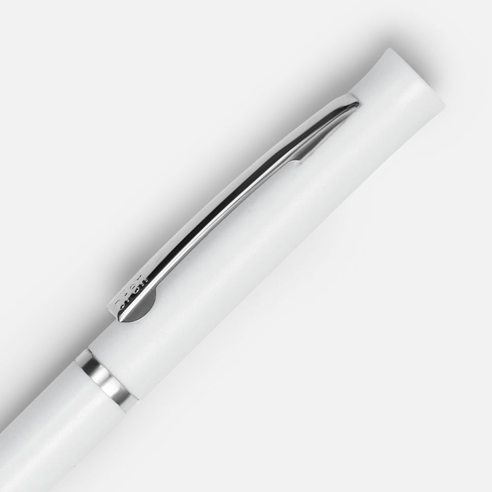 Ручка шариковая Euro Chrome, белая — изображение 4