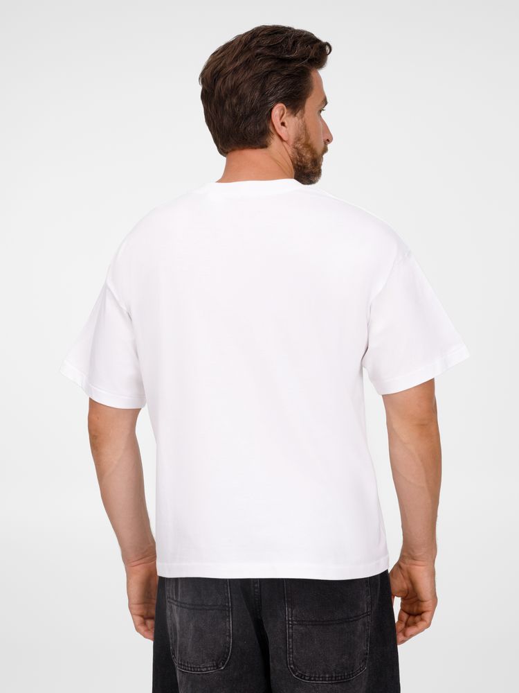 Футболка оверсайз унисекс Legacy, белая — изображение 7