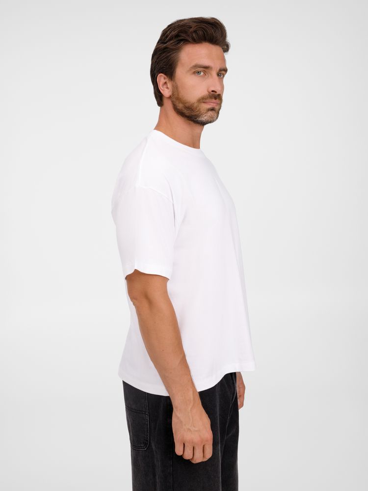 Футболка оверсайз унисекс Legacy, белая — изображение 6