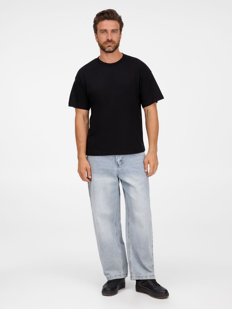 Футболка оверсайз унисекс Legacy, черная — изображение 8