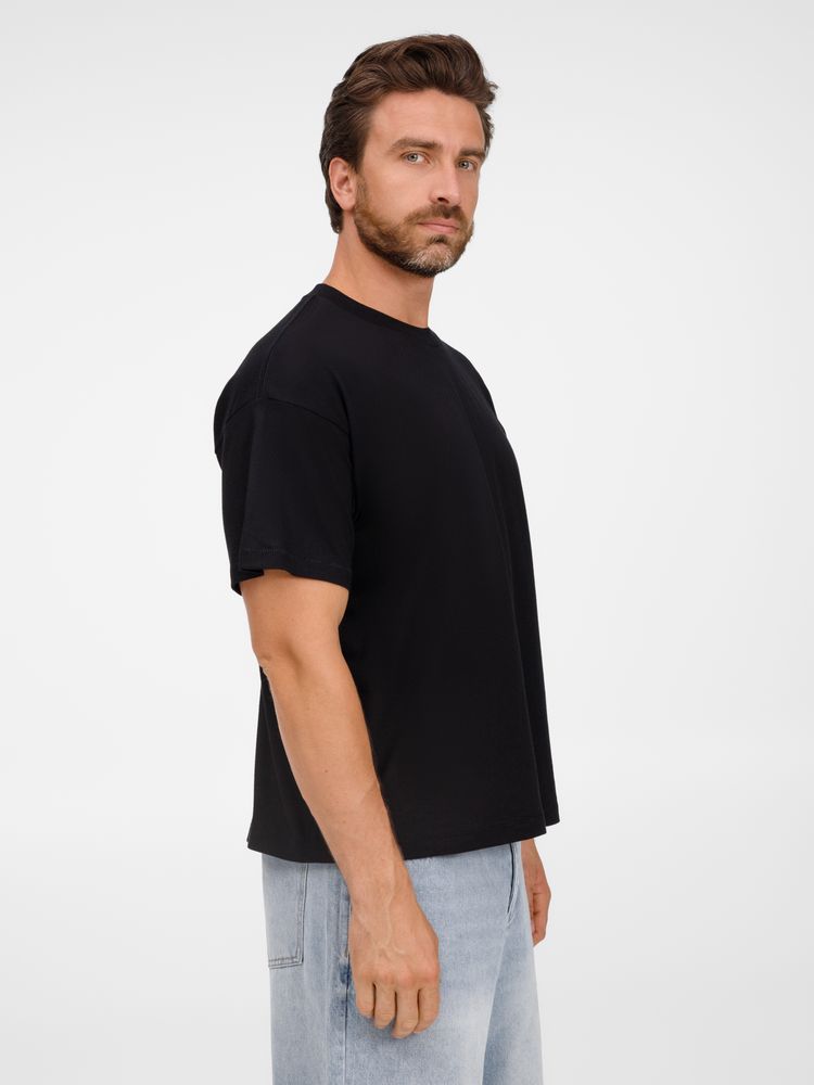 Футболка оверсайз унисекс Legacy, черная — изображение 6