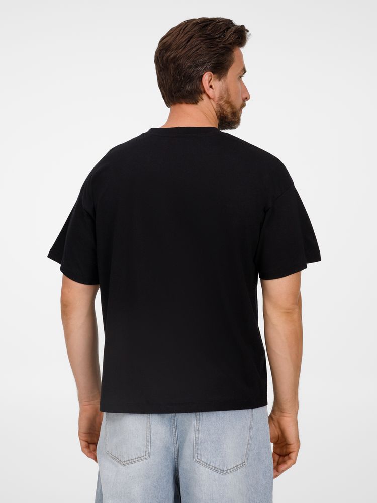 Футболка оверсайз унисекс Legacy, черная — изображение 7