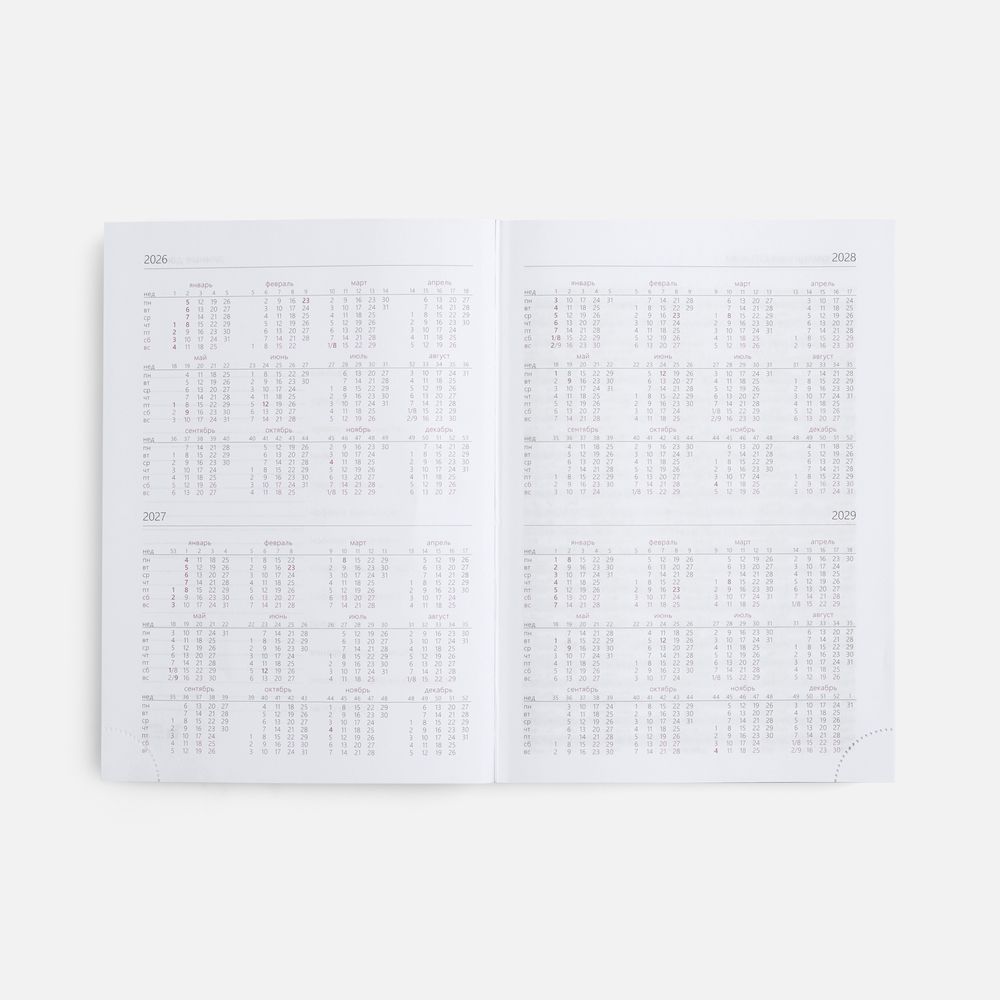 Ежедневник New Nebraska, датированный, черный — изображение 7