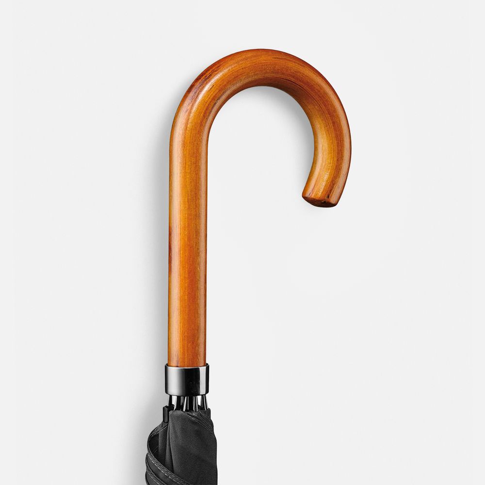 Зонт-трость LockWood, черный — изображение 5