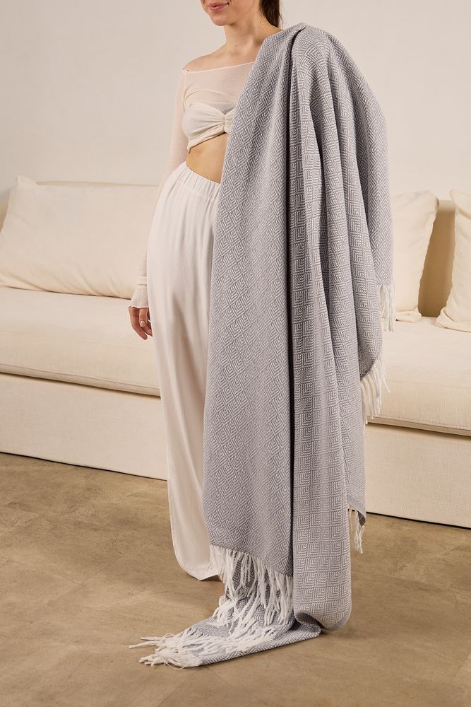 Плед «Капри», серый — изображение 7