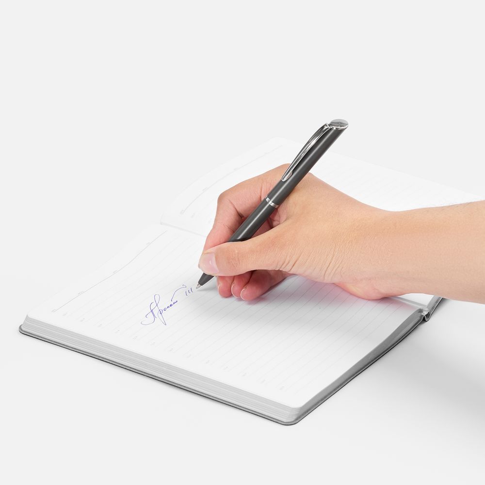 Ручка шариковая Ringa, серая — изображение 5